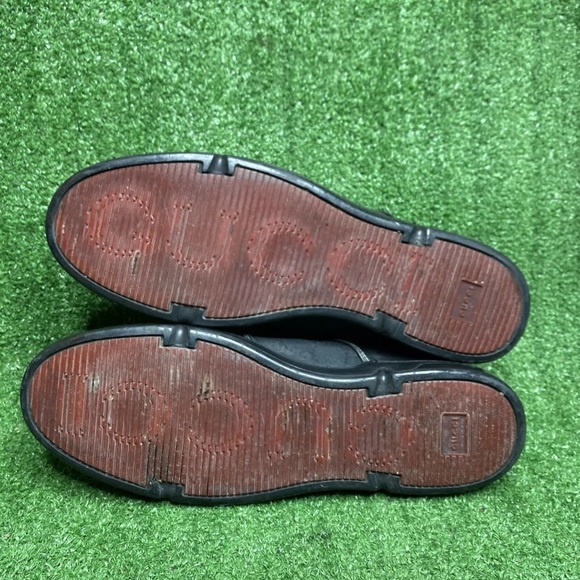 GUCCI Signature Mens Monogram Leather Sneaker Size 11 M Made Italy (No Insoles) - Picture 9 of 9